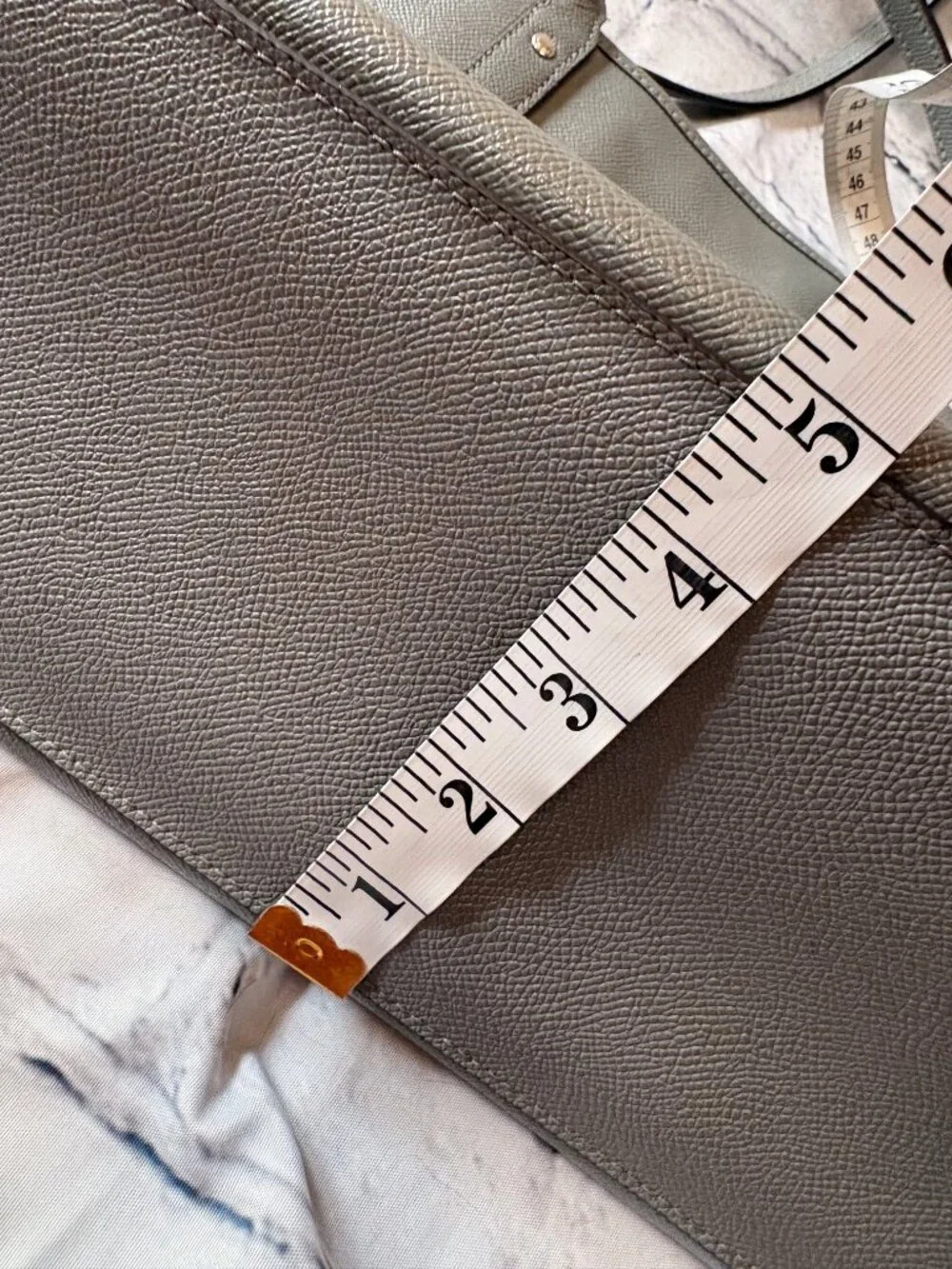 Coach City Zip Clasic Tote Gray Leather Shoulder bag